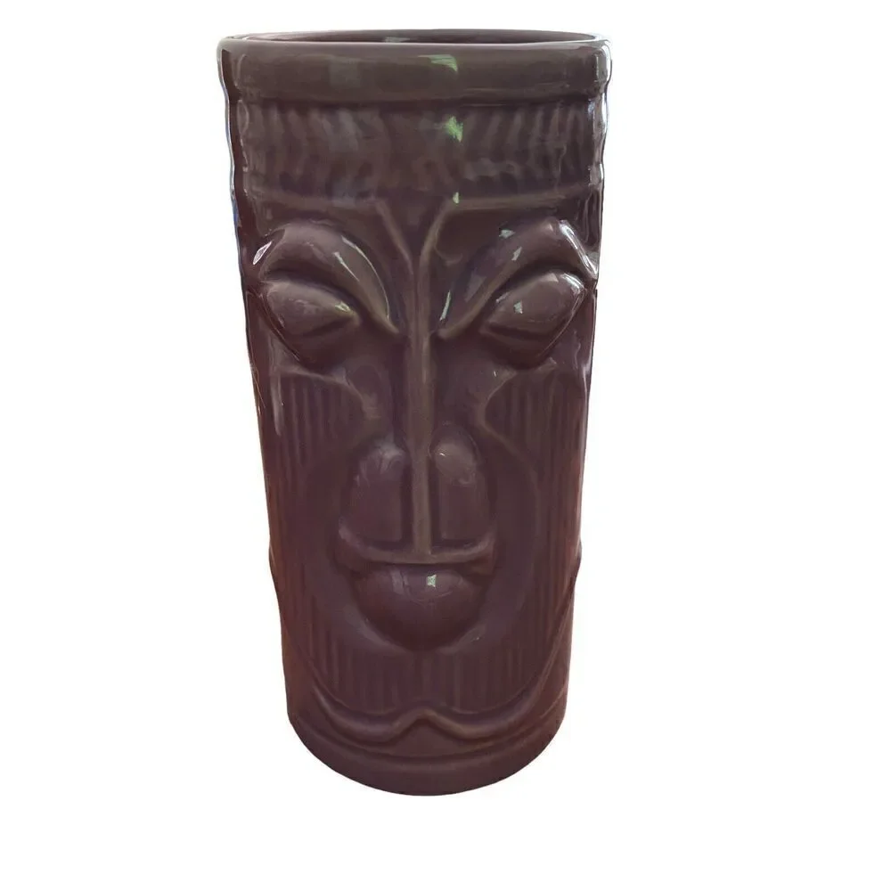 Tiki Mug Purple Accoutrements 2001 Ceramic